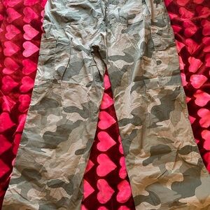Hollister Camouflage Wide Leg Pants